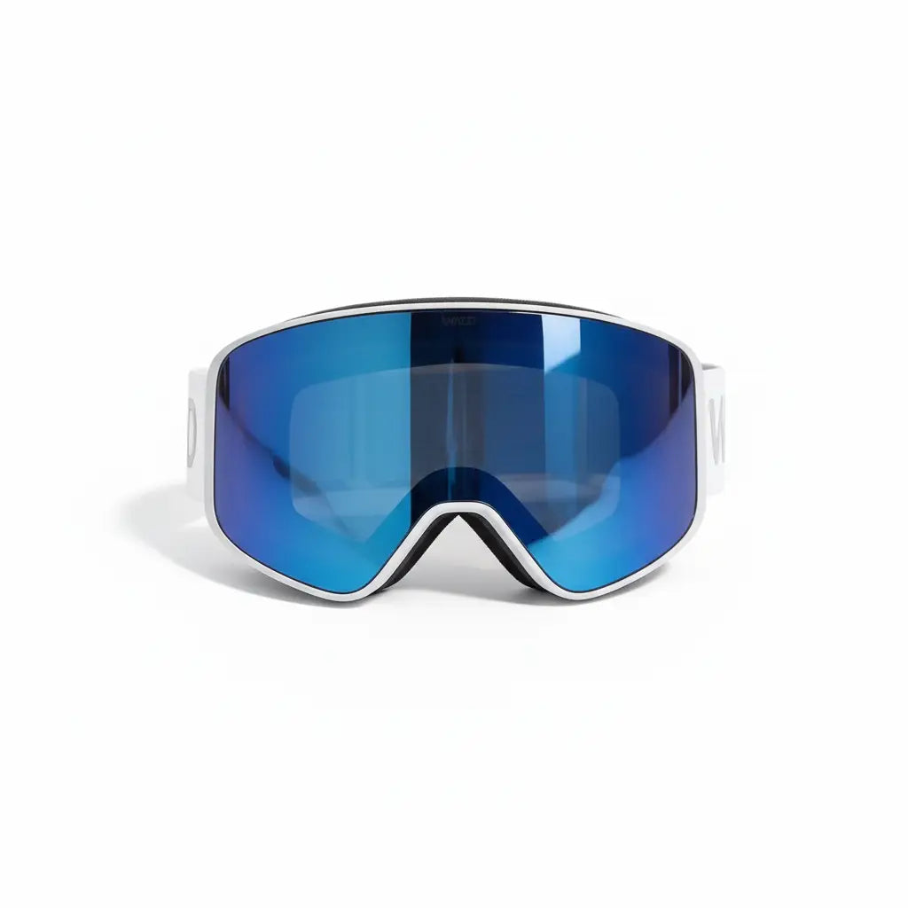 Blue Ski Goggles