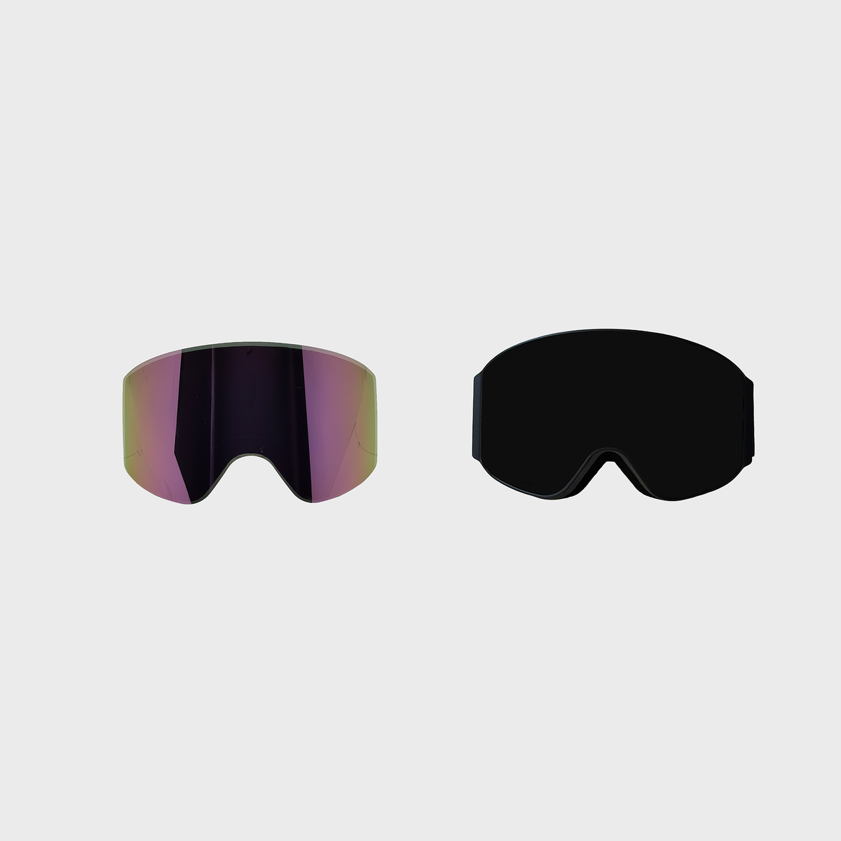 Black Skigoggles + Cherry Blossom Lens
